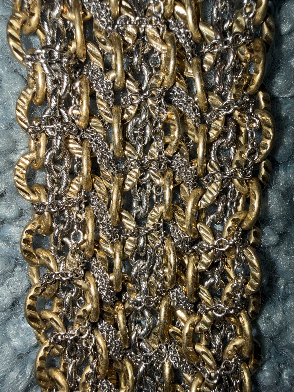 Gold Multi-Chain Bracelet - Women's Accessory